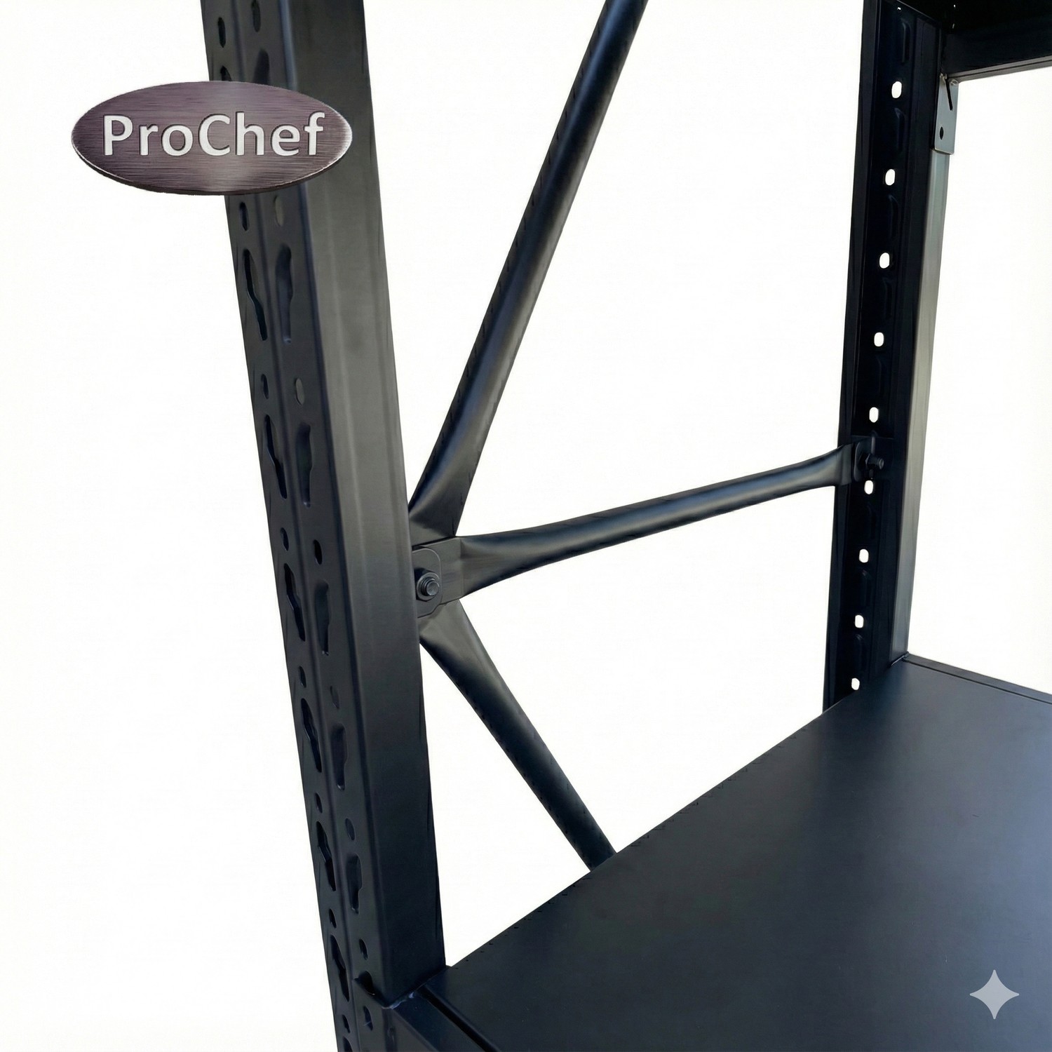 ESTANTE MINI RACK 200X50X200 CM 800 KG NEGRO - 6