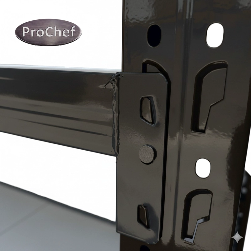 ESTANTE MINI RACK 200X50X200 CM 800 KG NEGRO - 7