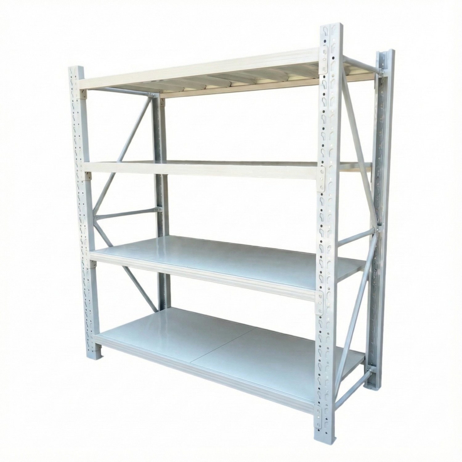 ESTANTE MINI RACK 200X50X200 CM 800 KG GRIS CLARO - 3