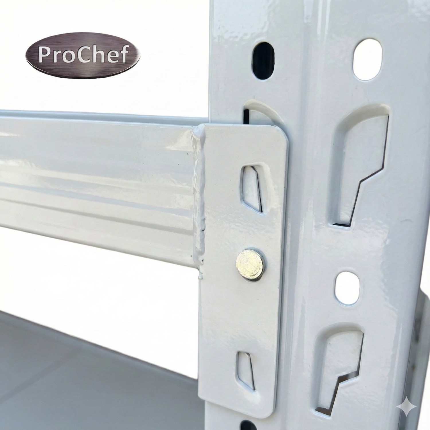 ESTANTE MINI RACK 200X50X200 CM 800 KG GRIS CLARO - 6