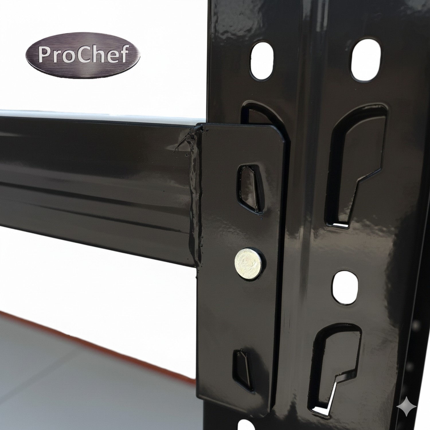 ESTANTE MINI RACK 150X60X200 CM 800 KG NEGRO - 7