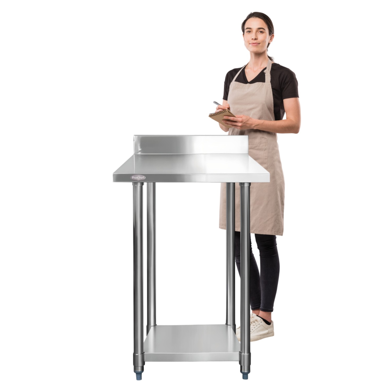 MESON MURO ECO ACERO INOXIDABLE 60X60X85(+5) CM. - 2