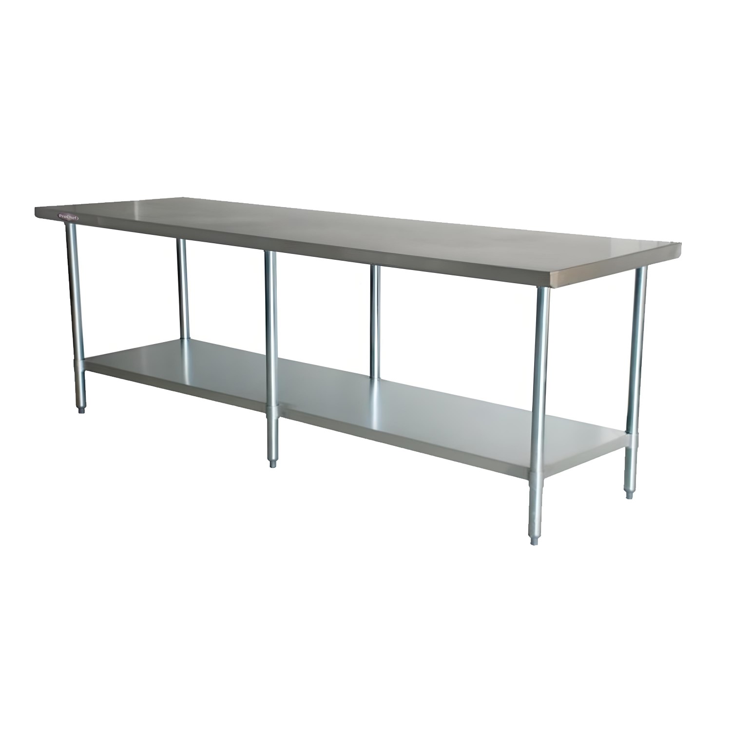 MESON CENTRO ECO ACERO INOXIDABLE 240X60X85 CM. - 1
