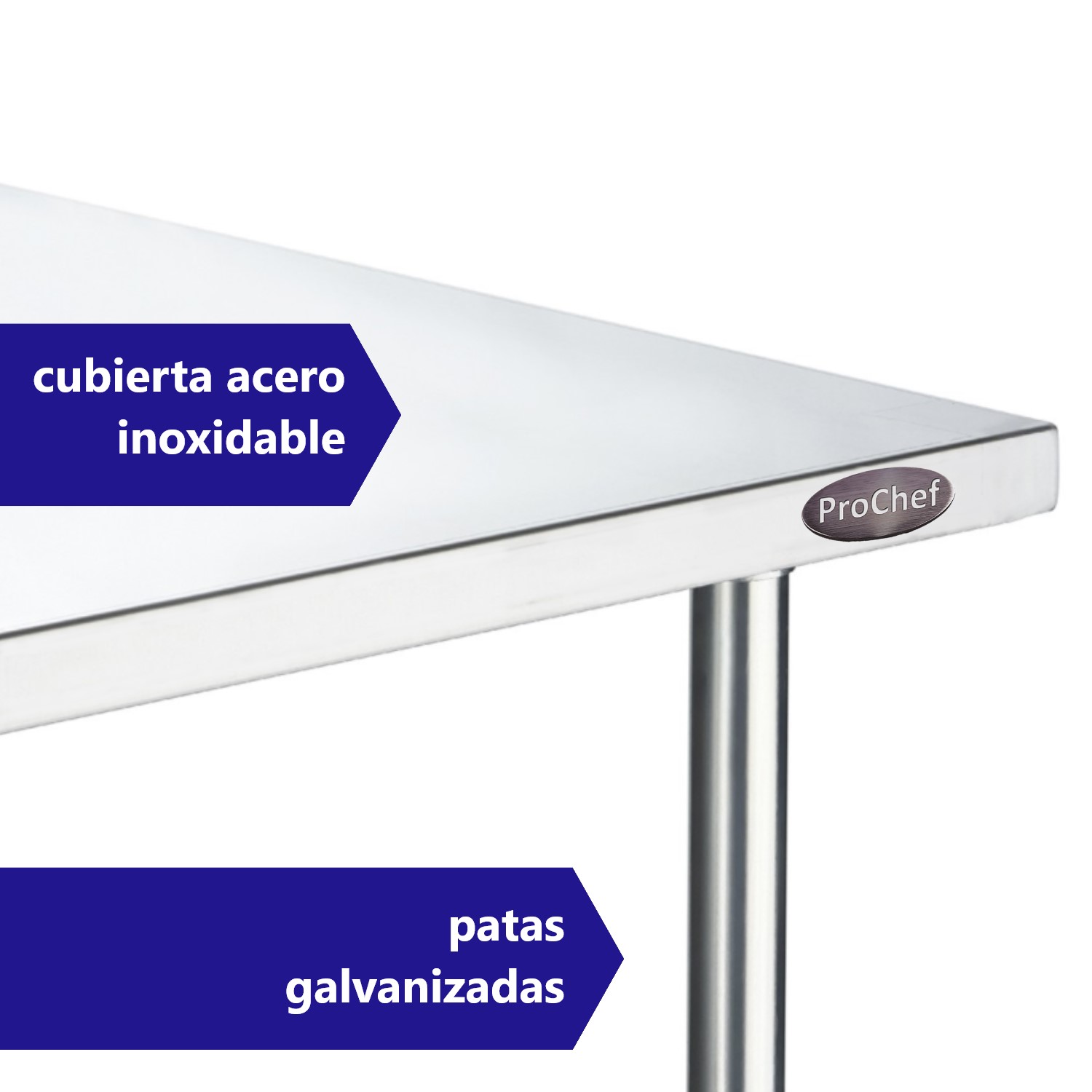 MESON MURAL ECO ACERO INOXIDABLE 120X60X85(+5) CM. - 4