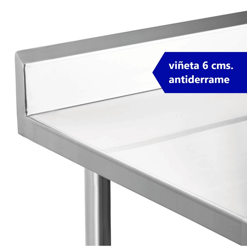 MESON MURAL ECO ACERO INOXIDABLE 120X60X85(+5) CM. - 5