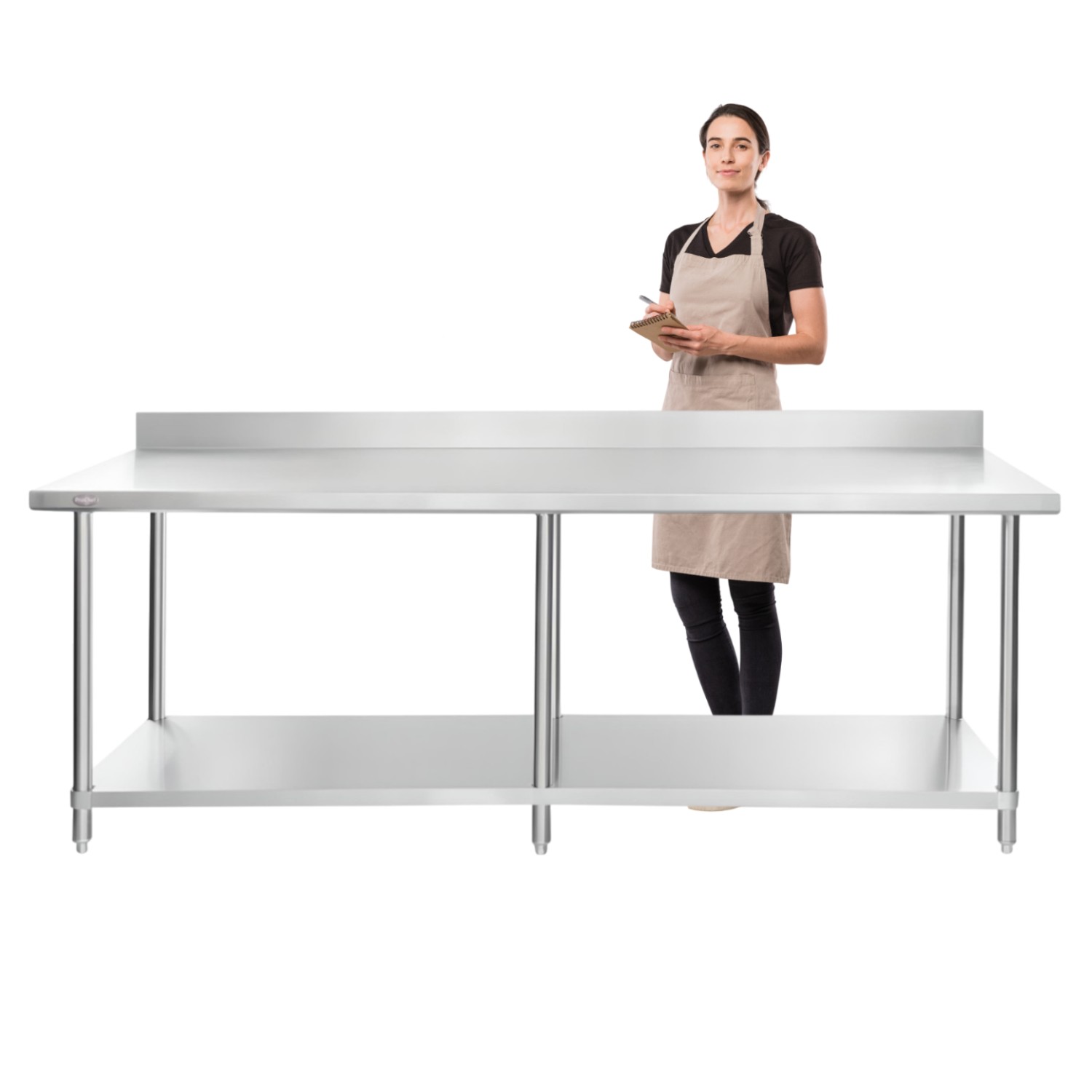 MESON MURO ECO ACERO INOXIDABLE 200X60X85(+5) CM. - 2