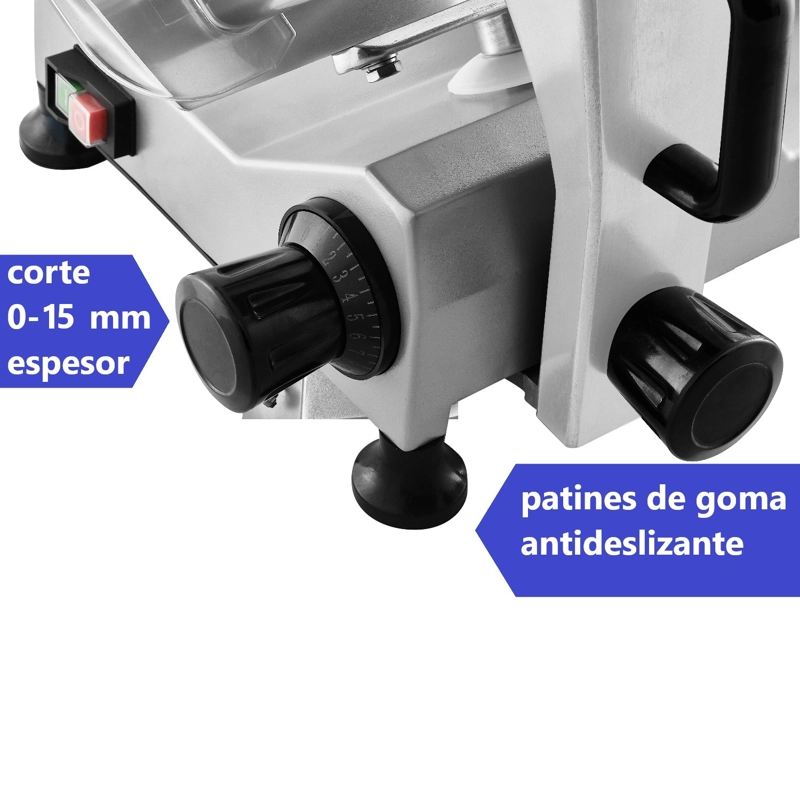 CORTADORA DE CECINAS 220 MM SEMI-AUTOMATICA FIAMBRERA - 4