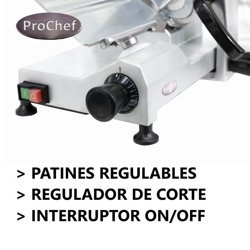 CORTADORA DE CECINAS 220 MM SEMI-AUTOMATICA FIAMBRERA - 7