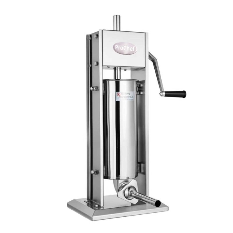 EMBUTIDORA MANUAL VERTICAL 5 LITROS ACERO INOX. - 2