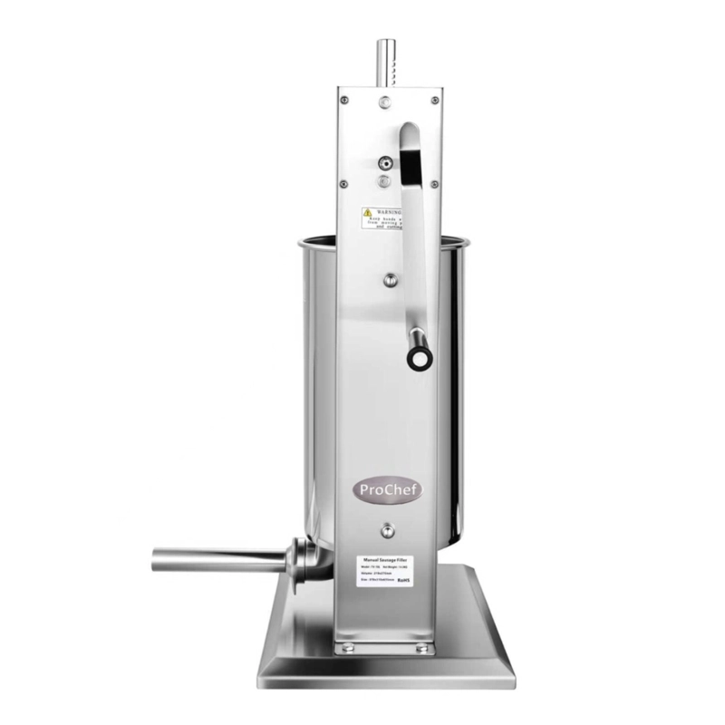 EMBUTIDORA MANUAL VERTICAL 5 LITROS ACERO INOX. - 3