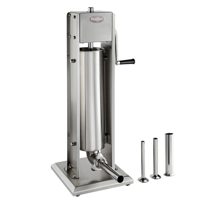 EMBUTIDORA MANUAL VERTICAL 7 LITROS ACERO INOX. - 1