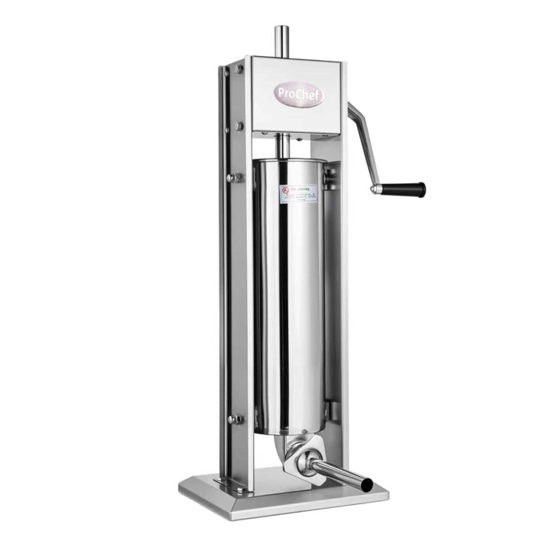 EMBUTIDORA MANUAL VERTICAL 7 LITROS ACERO INOX. - 2
