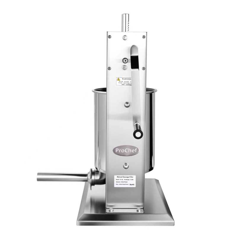 EMBUTIDORA MANUAL VERTICAL 3 LITROS ACERO INOX. - 2