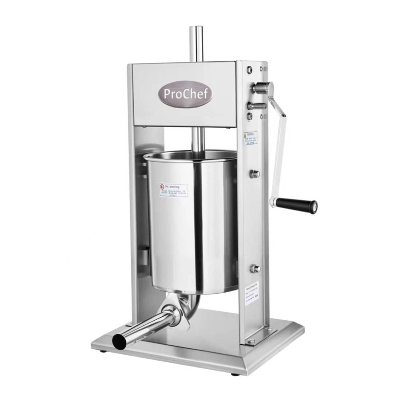 EMBUTIDORA MANUAL VERTICAL 3 LITROS ACERO INOX. - 3