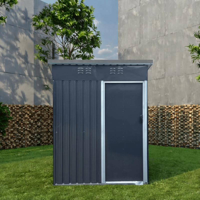 BODEGA DE JARDIN METALICA 154X90X184 CM - 2