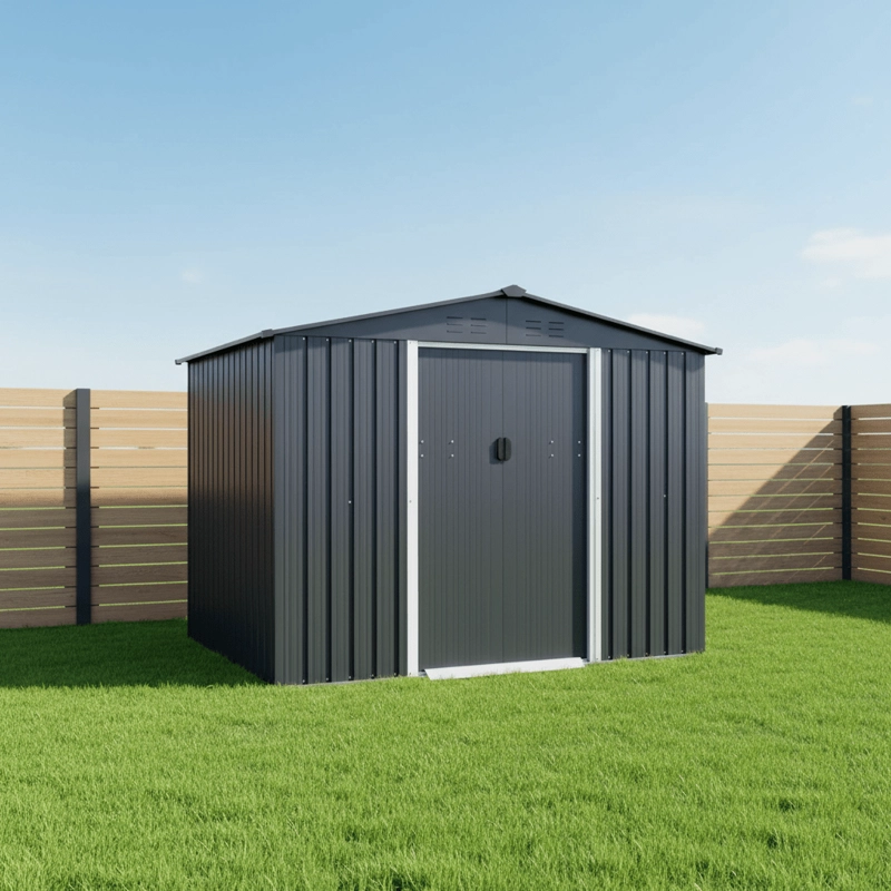 BODEGA DE JARDIN METALICA 249X185X194 CM - 2