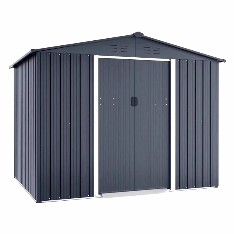 BODEGA DE JARDIN METALICA 249X185X194 CM - 4