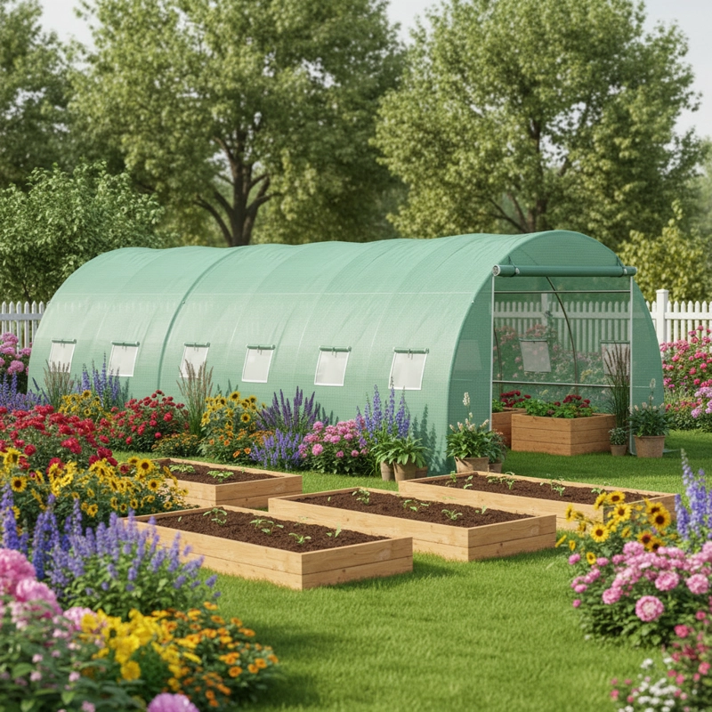 INVERNADERO TIPO TUNEL ARMABLE 18M2 6X3X2MT - PROCHEF - 1
