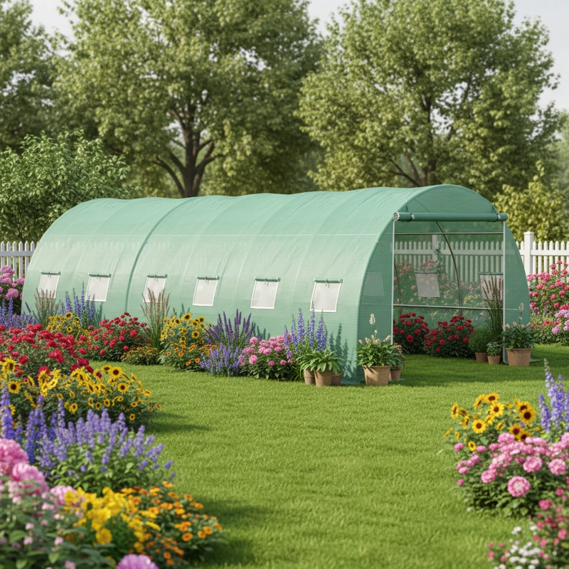 INVERNADERO TIPO TUNEL ARMABLE 18M2 6X3X2MT - PROCHEF - 2