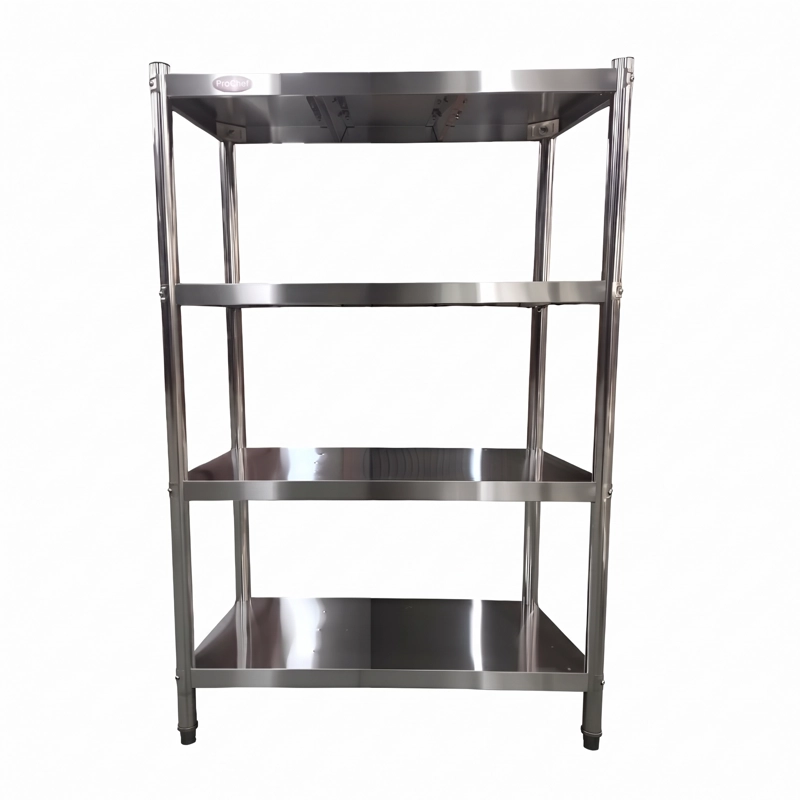 ESTANTE 4 BANDEJAS LISAS. 90X50X180 CM. ACERO INOXIDABLE - 3