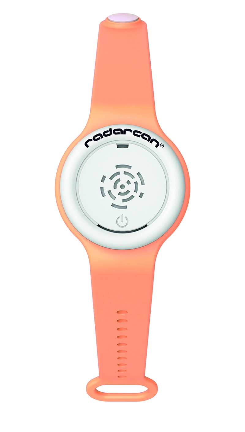 PULSERA REPELENTE ANTI MOSQUITOS RADARCAN R-100 NARANJO - 2