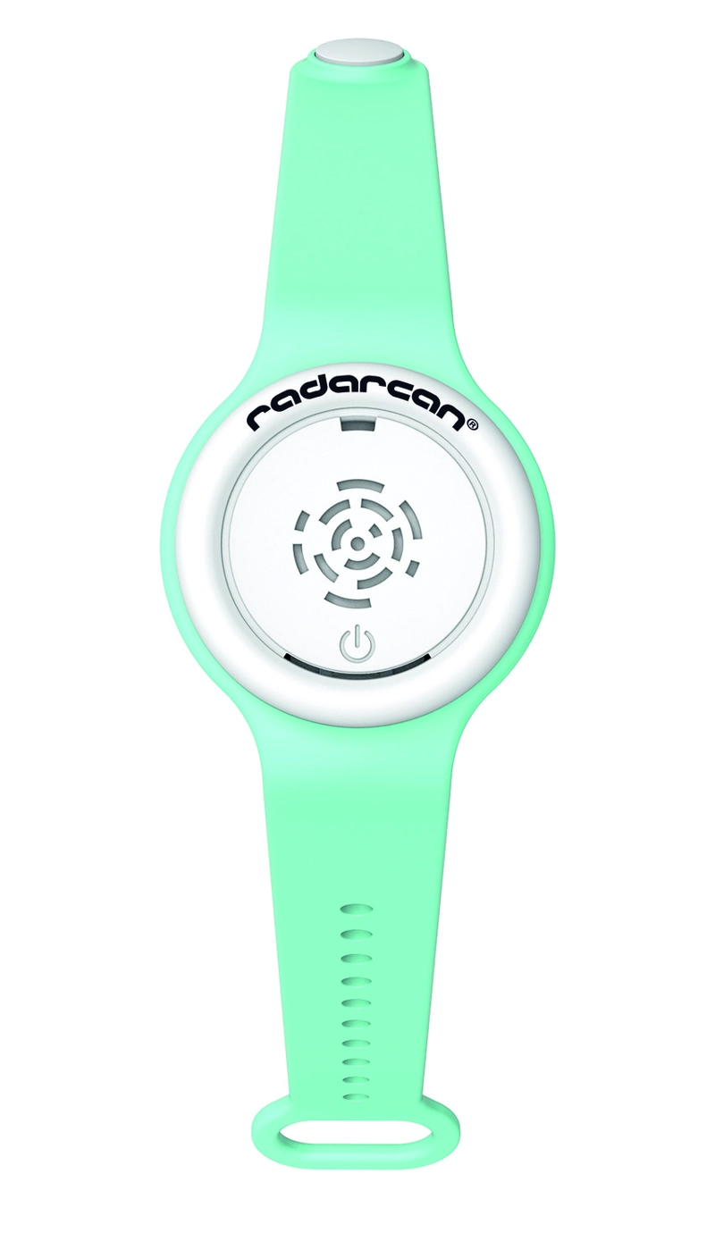 PULSERA REPELENTE ANTI MOSQUITOS RADARCAN R-100 CELESTE - 2