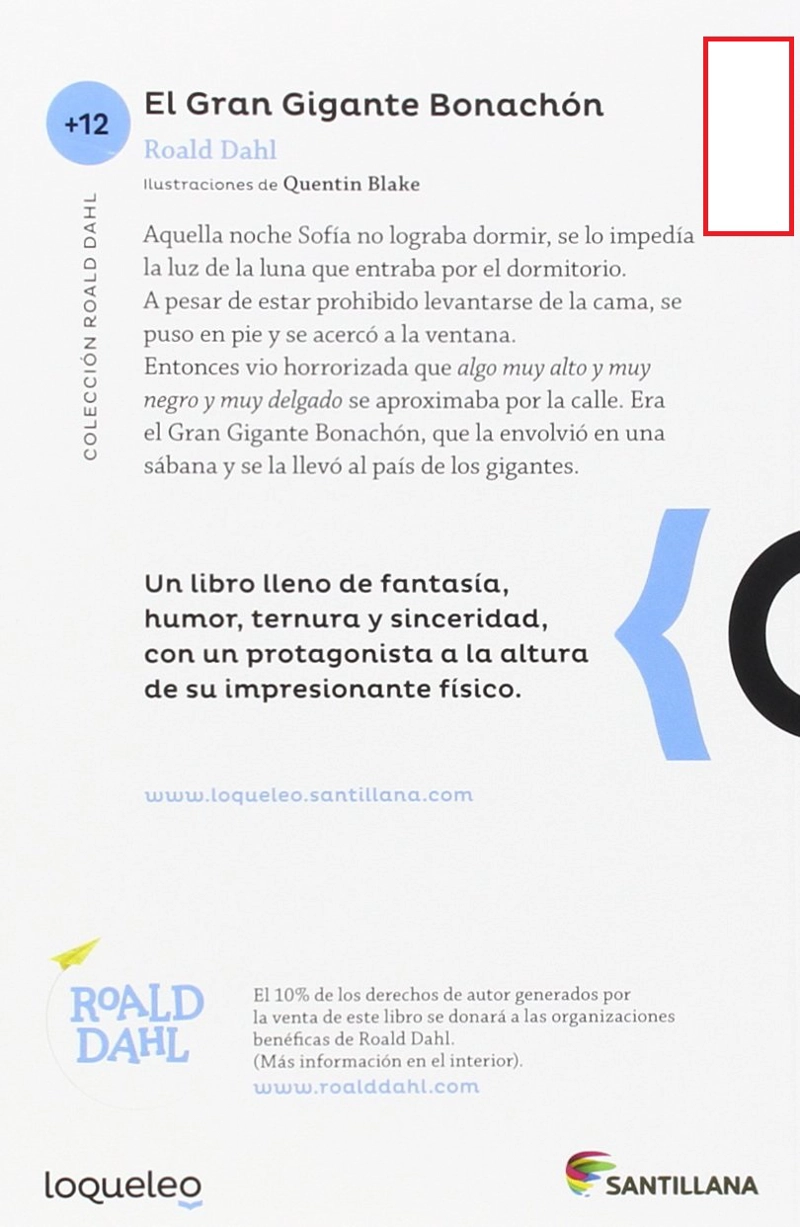 LIBRO EL GRAN GIGANTE BONACHÓN 263 ROALD DAHL - 2