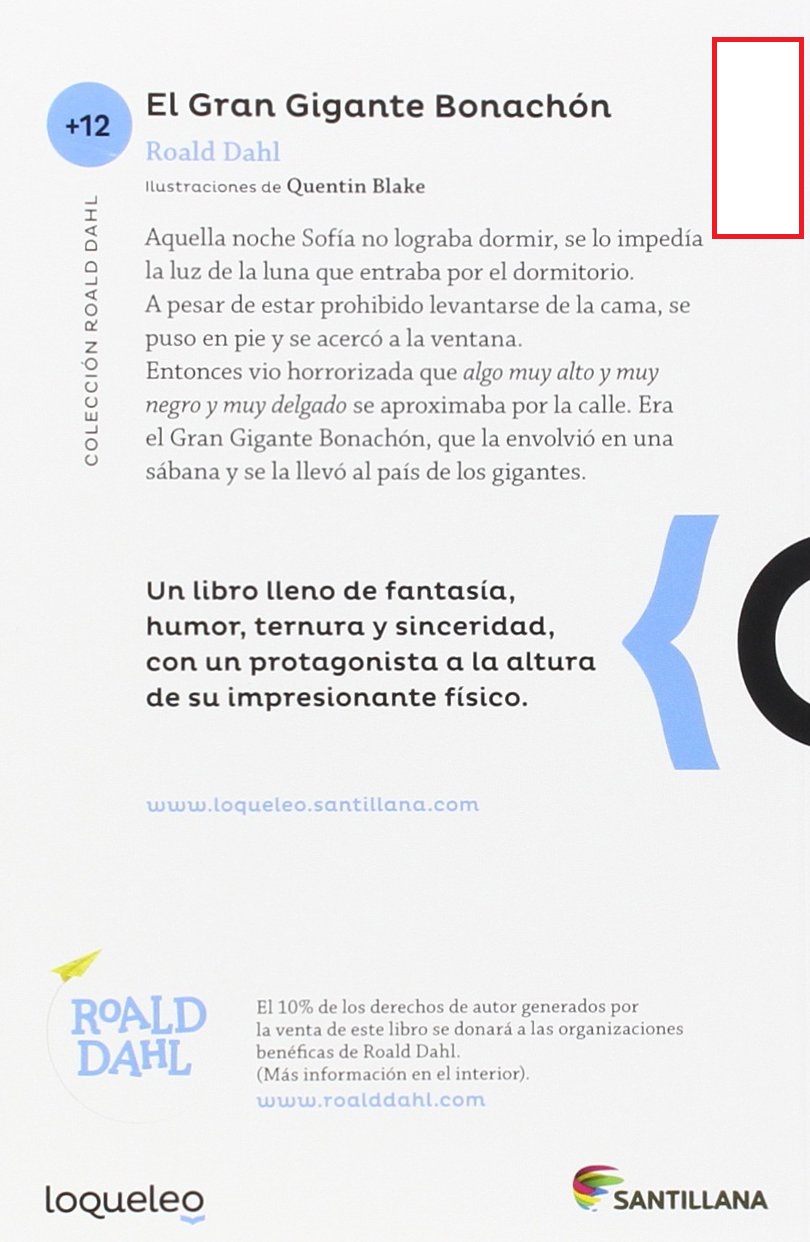 LIBRO EL GRAN GIGANTE BONACHÓN 263 ROALD DAHL - 2