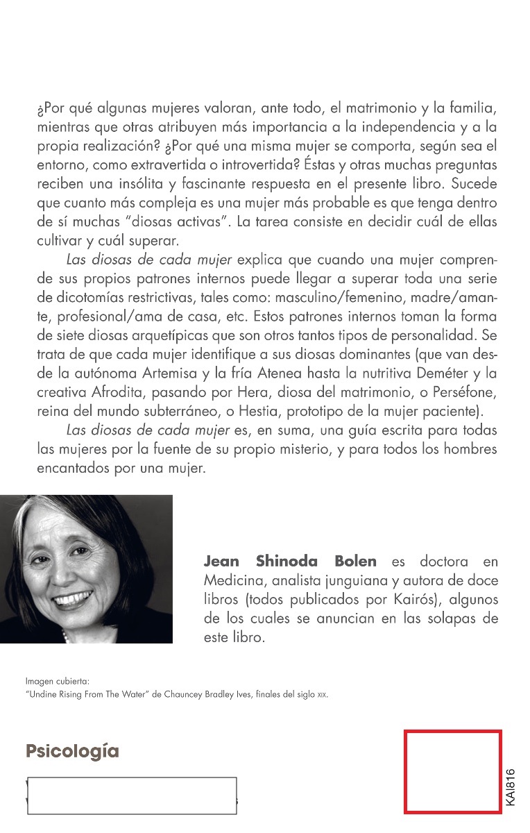 LIBRO LAS DIOSAS DE CADA MUJER JEAN SHINODA BOLEN - 2