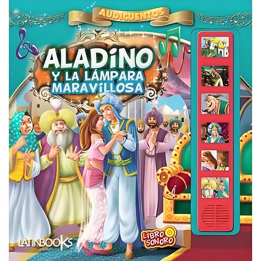 LIBRO ALADINO Y LA LAMPARA MARAVILLOSA - COLECCION AUDICUENTOS / LATINBOOKS - 1