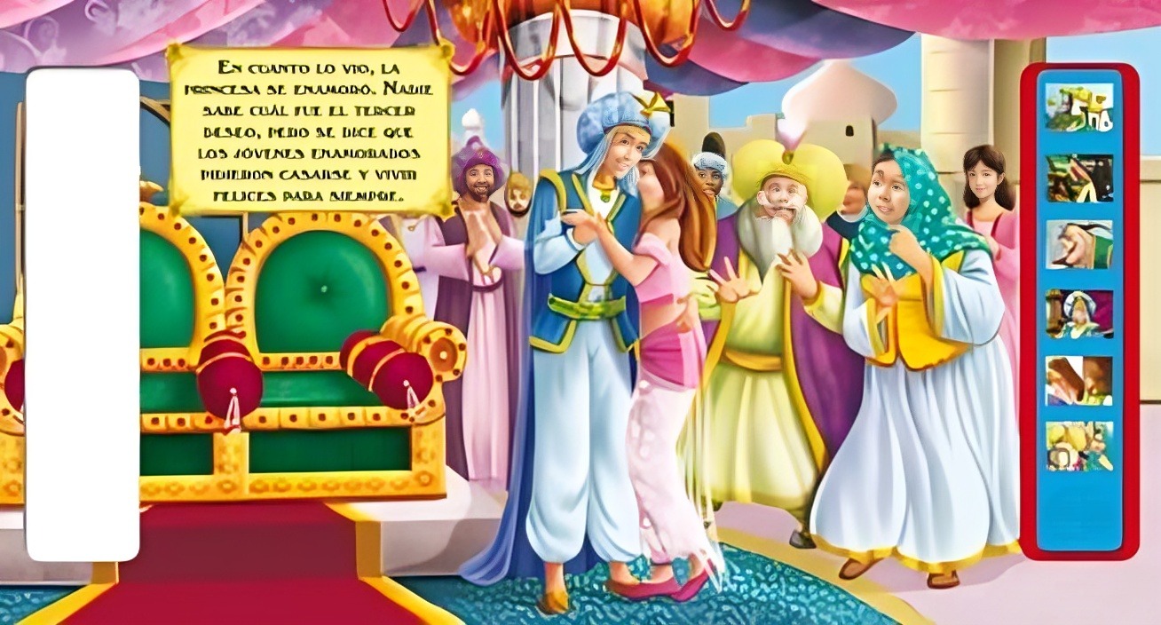 LIBRO ALADINO Y LA LAMPARA MARAVILLOSA - COLECCION AUDICUENTOS / LATINBOOKS - 5