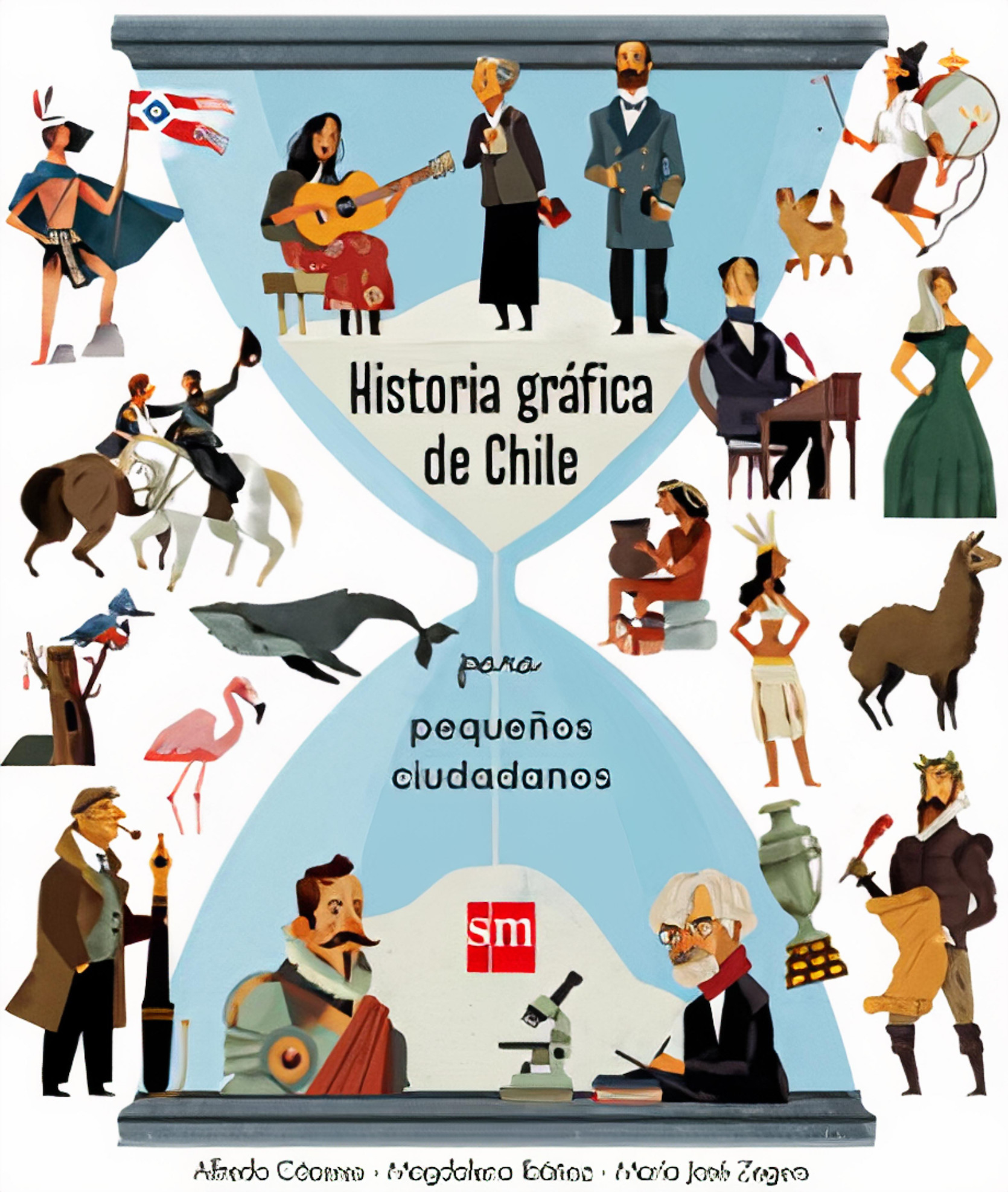 LIBRO HISTORIA GRÁFICA DE CHILE PARA PEQUEÑOS CIUDADANOS - M.J.ZEGERS - M.IBÁÑEZ. - 1