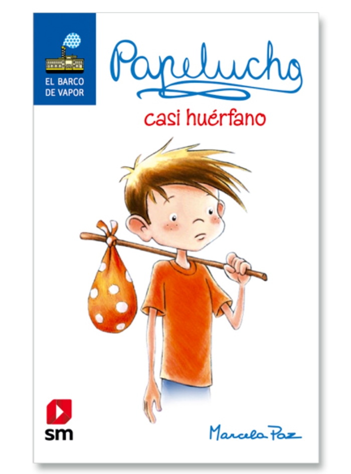 LIBRO PAPELUCHO CASI HUÉRFANO /690 - MARCELA PAZ - 1