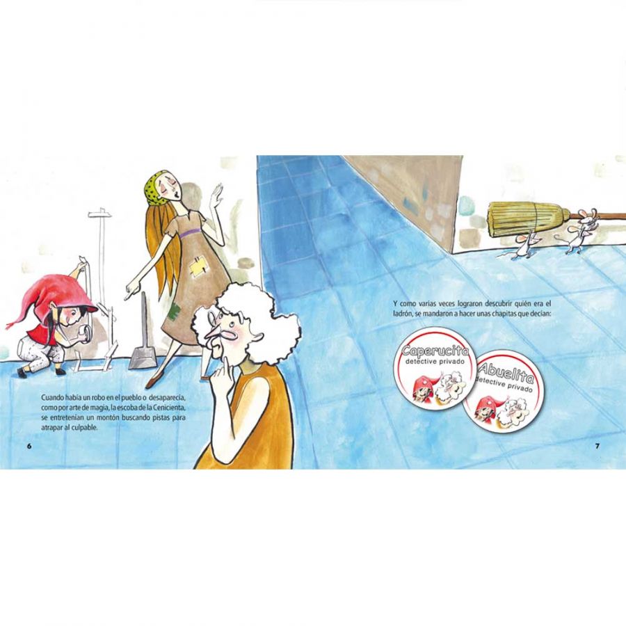 LIBRO CAPERUCITA ROJA Y ABUELITA, DETECTIVES PRIVADOS -983- PAZ CORRAL - 4