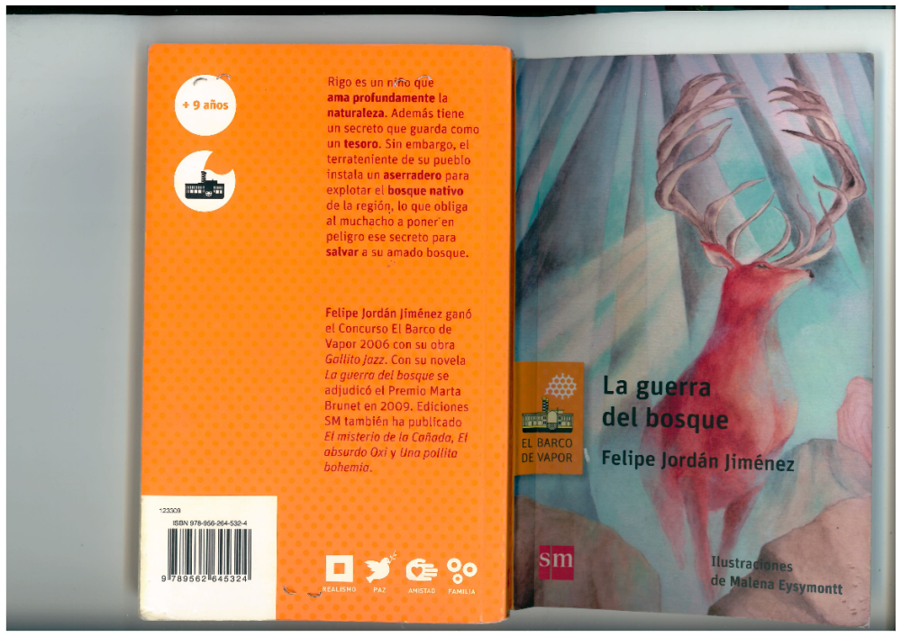 LIBRO LA G U E R R A DEL BOSQUE. LORAN - FELIPE JORDAN JIMENEZ - 2