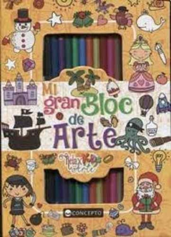 LIBRO MI GRAN BLOCK DE ARTE-NARANJA - VARIOS AUTORES - 1
