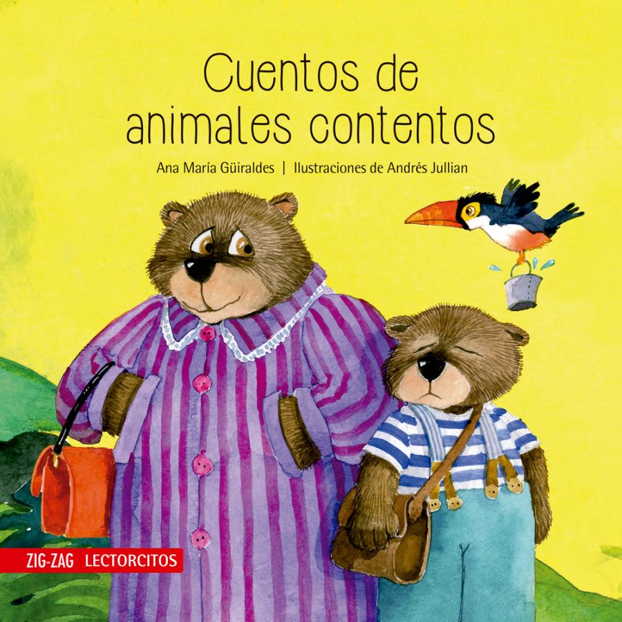 LIBRO CUENTOS DE ANIMALES CONTENTOS - ANA MARIA GÜIRALDES - 1