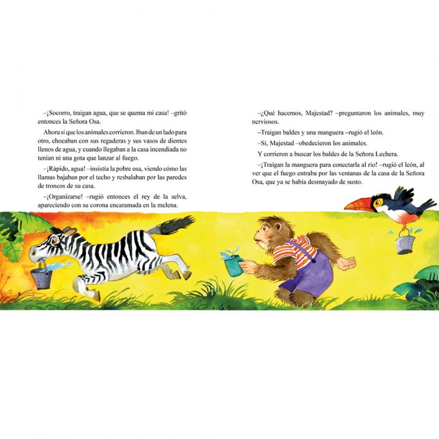 LIBRO CUENTOS DE ANIMALES CONTENTOS - ANA MARIA GÜIRALDES - 3