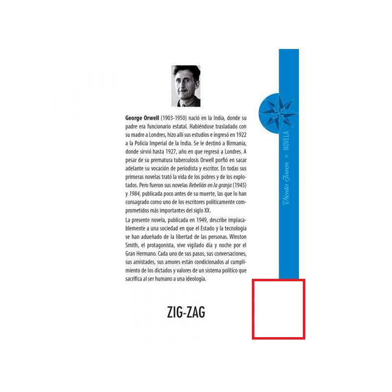 LIBRO 1984 ZIG ZAG GEORGE ORWELL - 2