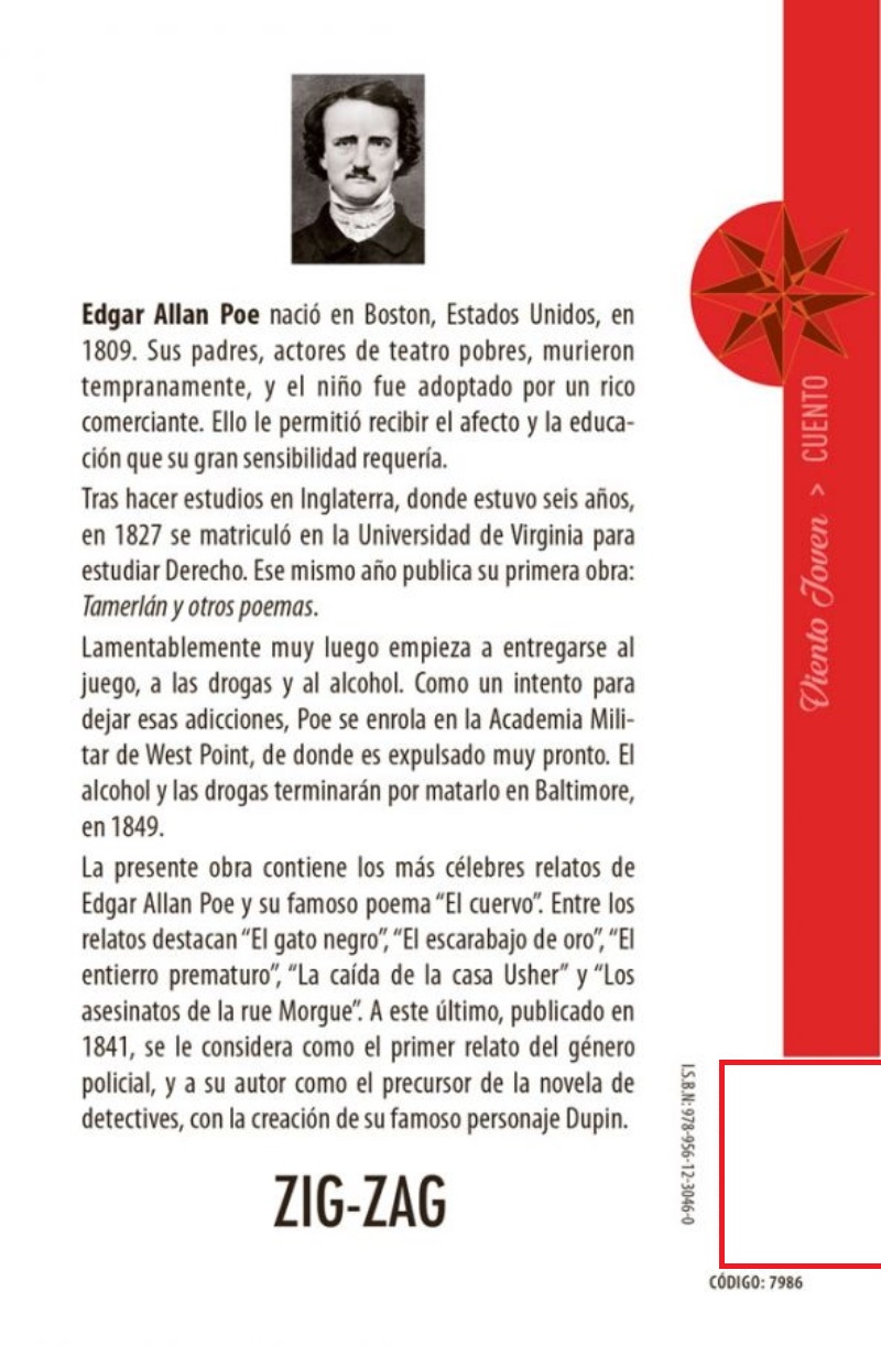LIBRO NARRACIONES EXTRAORDINARIAS /460 - EDGAR ALLAN POE - 2