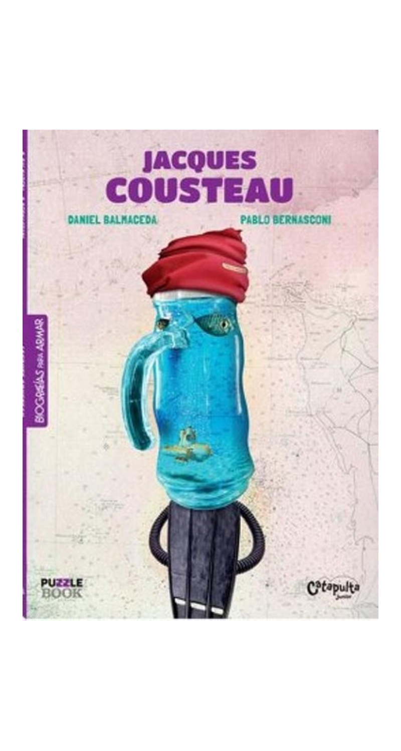 LIBRO JACQUES COUSTEAU-BIOGRAFIAS PARA ARMAR - D.BALMACEDA,P.BERNASCONI - 2