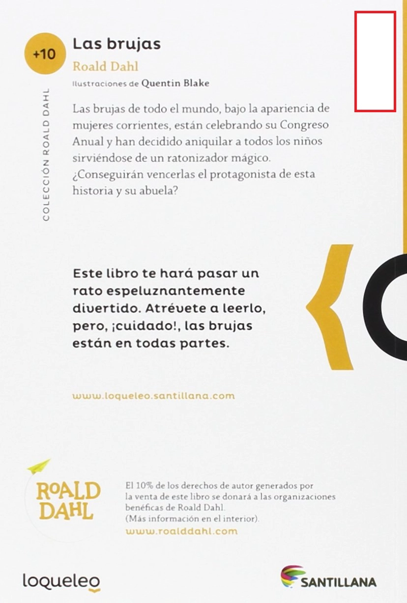 LIBRO LAS BRUJAS / -379- ROALD DAHL - 2