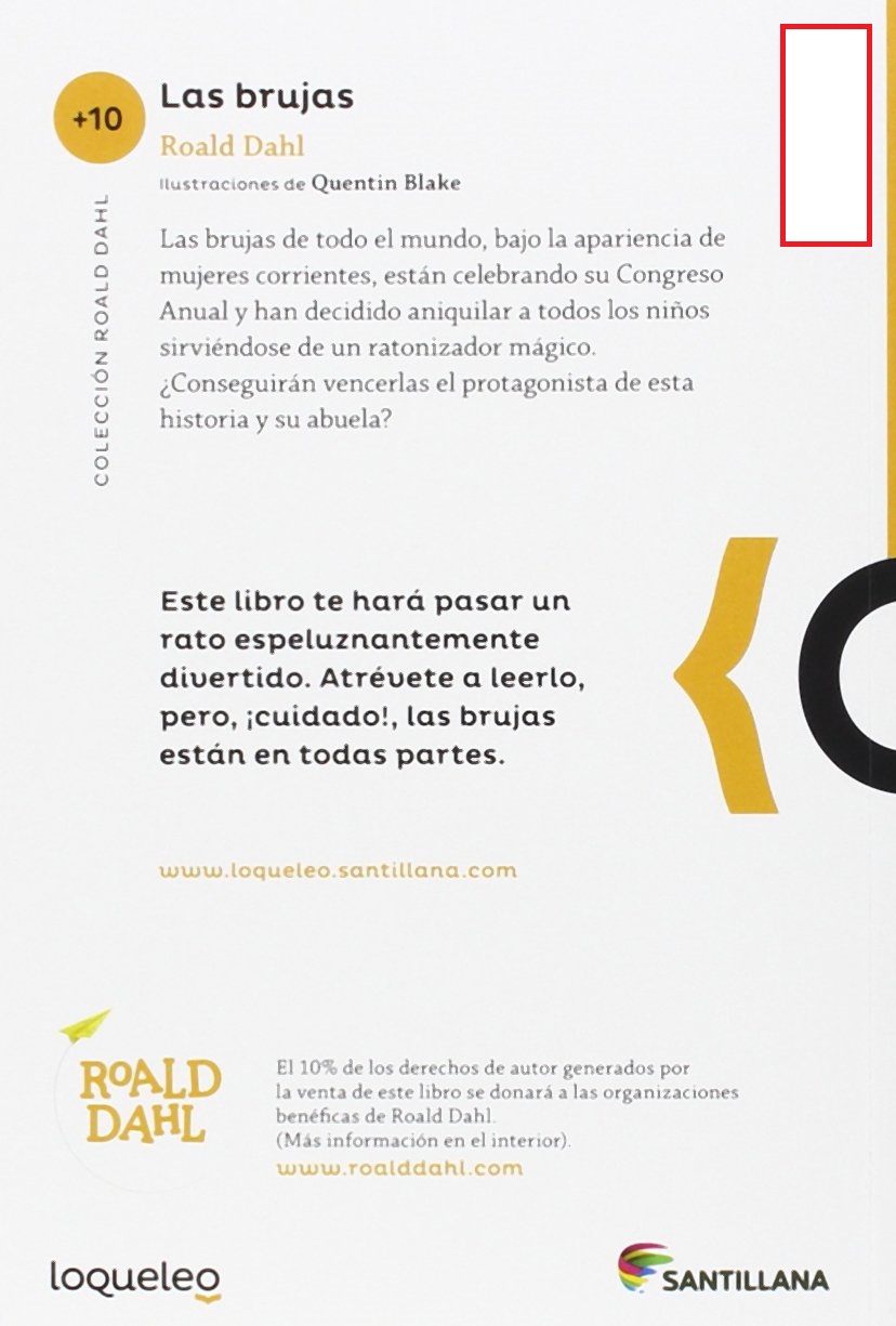 LIBRO LAS BRUJAS / -379- ROALD DAHL - 2