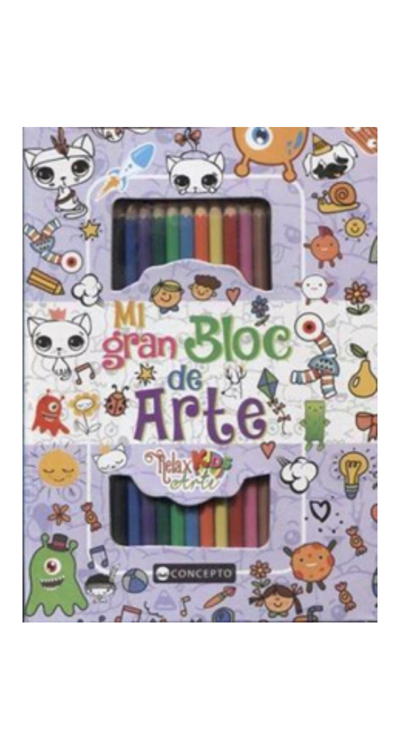 LIBRO MI GRAN BLOCK DE ARTE-VIOLETA - VARIOS AUTORES - 2