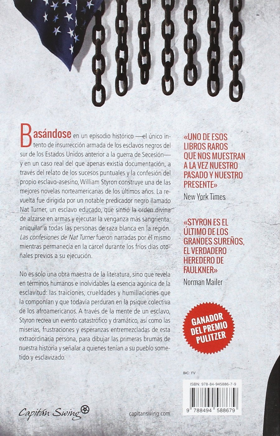 LIBRO LAS CONFESIONES DE NAT TURNER - WILLIAM STYRON - 2