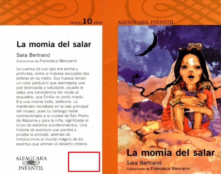 LIBRO LA MOMIA DEL SALAR - SARA BERTRAND - 2