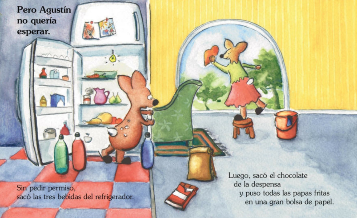 TEXTO EL FESTIN DE AGUSTIN - MAURICIO PAREDES / SANTILLANA - 3