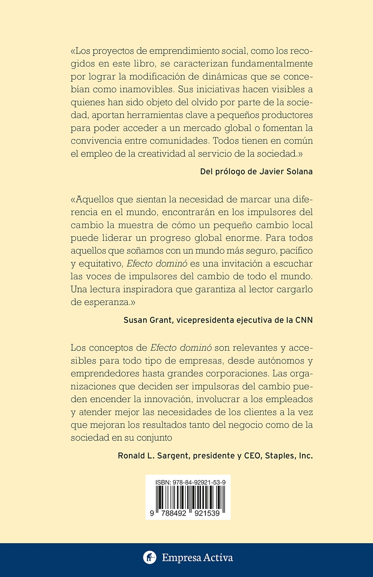 LIBRO EFECTO DOMINO - BEVERLY SCHWARTZ / EMPRESA ACTIVA - 2
