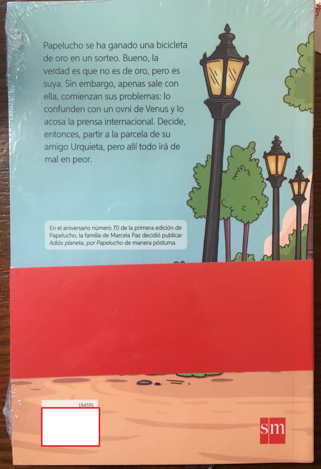 LIBRO PAPELUCHO. ADIOS PLANETA - MARCELA PAZ - 2
