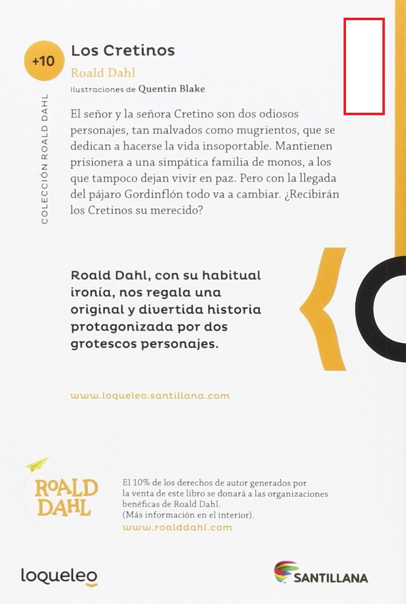 LIBRO LOS CRETINOS /386 - ROALD DAHL - 2
